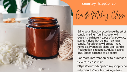 DIY Make Your Own Candle Class!