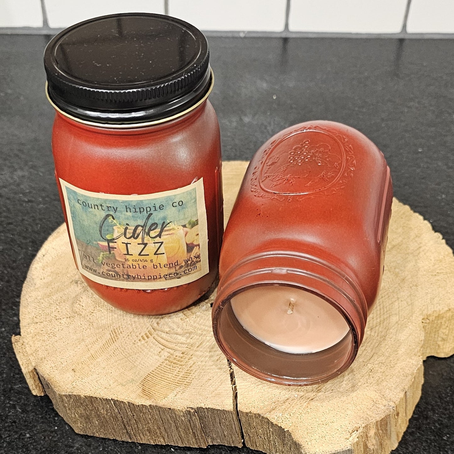 Cider Fizz Mason Jar Candle 16 oz