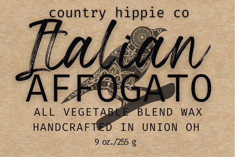 9 oz. ITALIAN AFFOGATO Apothecary-Inspired Candle
