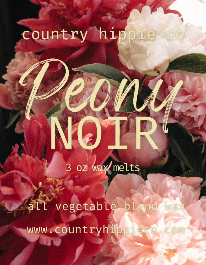 PEONY NOIR Wax Melts- 3 oz.