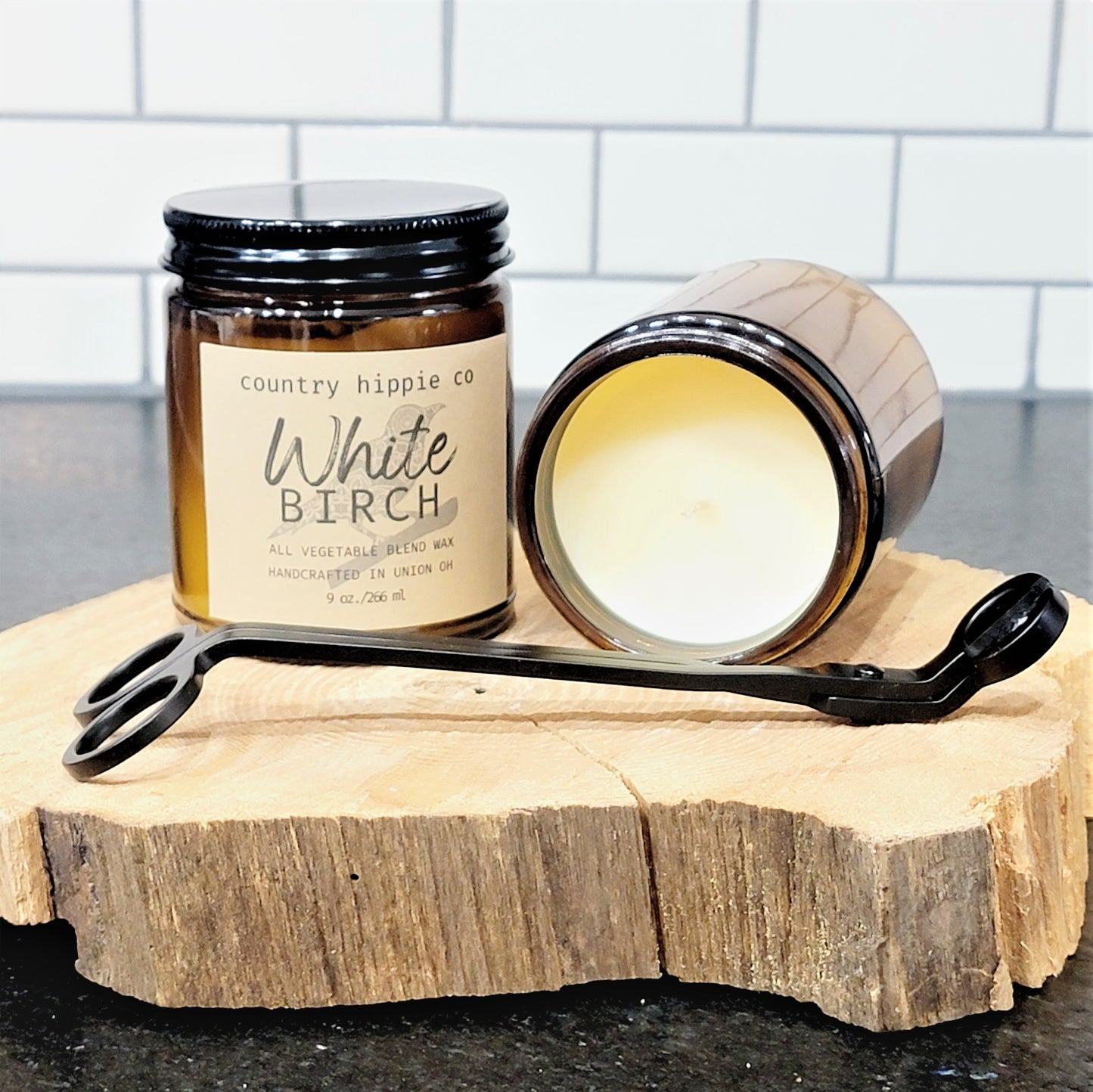 9 oz. WHITE BIRCH Apothecary-inspired Jar Candle