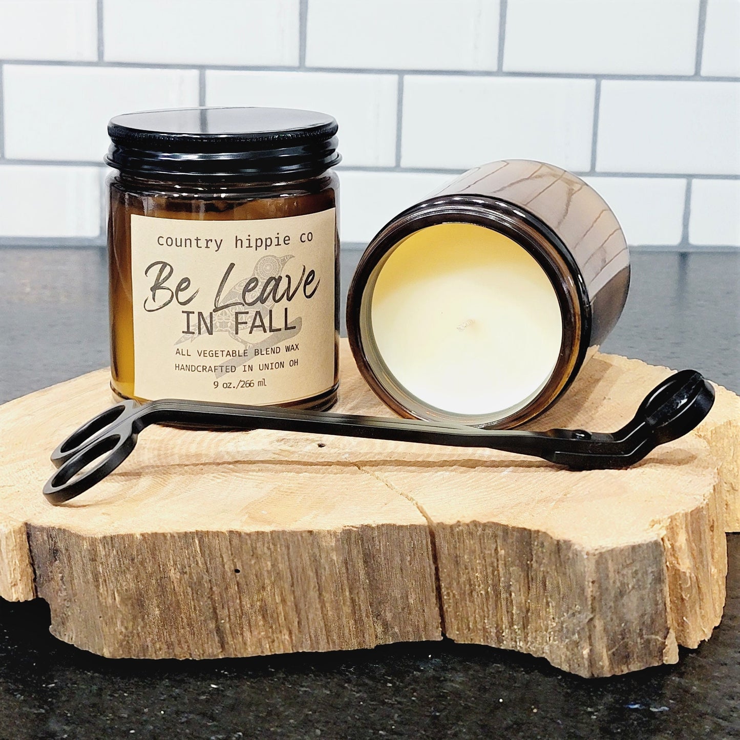 9 oz. Be Leave In FALL Apothecary-inspired Jar Candle