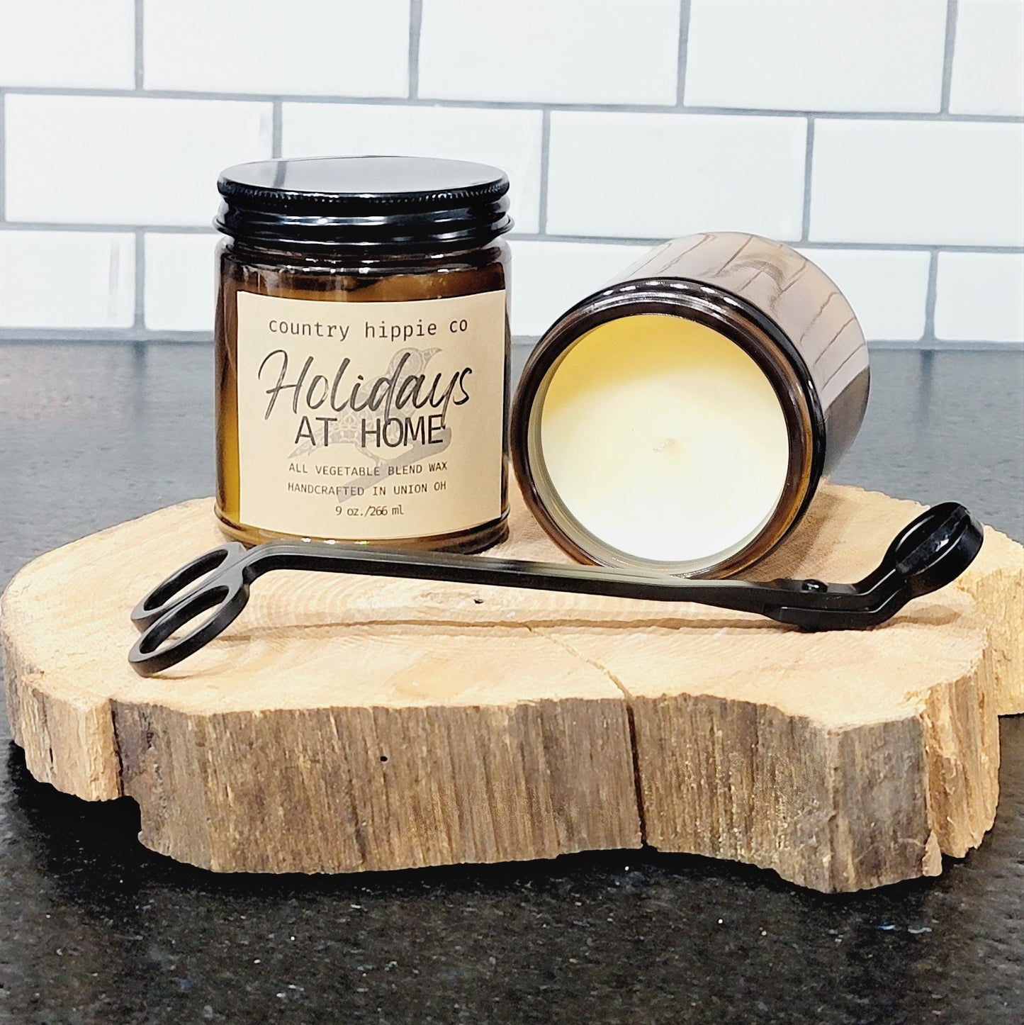 9 oz. HOLIDAYS AT HOME Apothecary-inspired Jar Candle