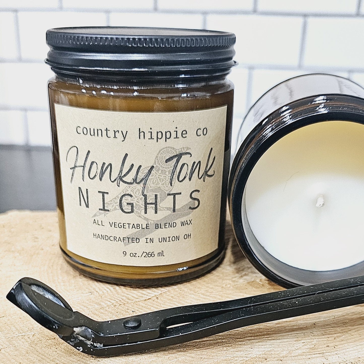 9 oz. HONKY TONK NIGHTS Apothecary-Inspired Candle