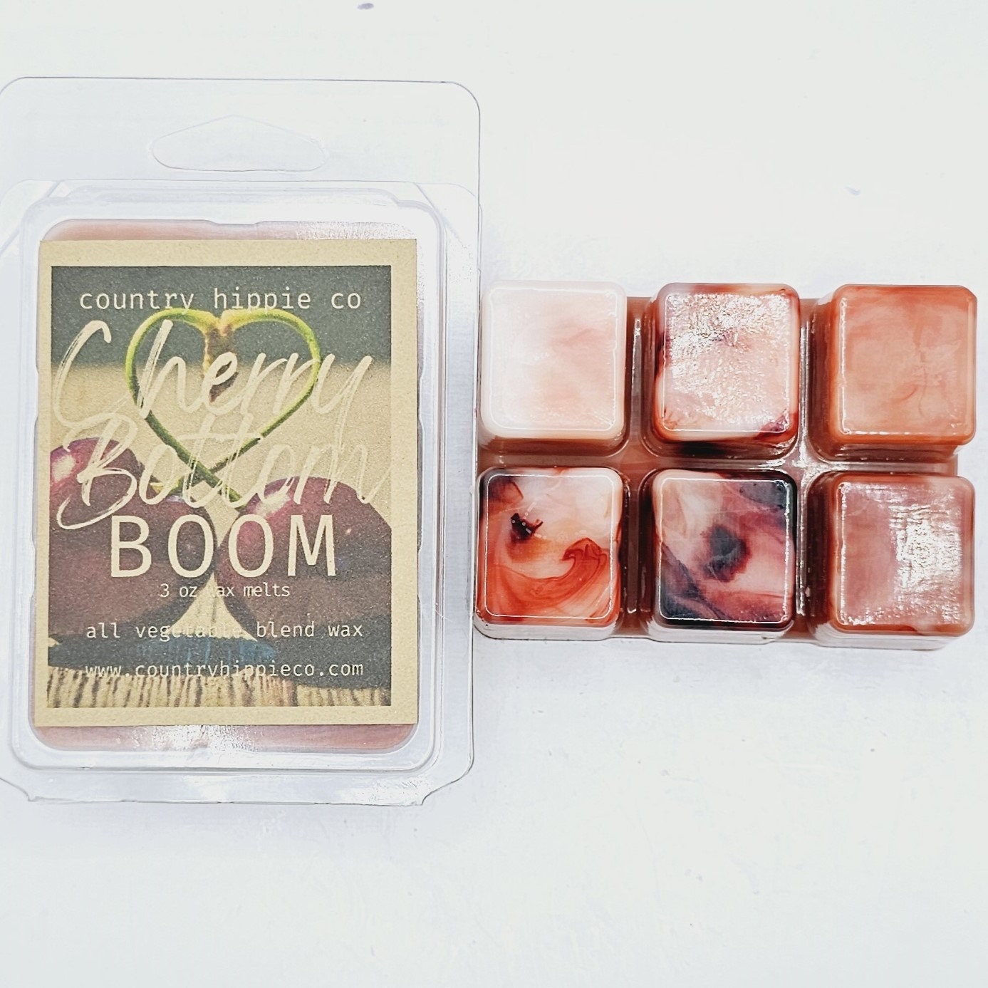 CHERRY BOTTOM BOOM (Black Cherry Chai) Wax Melts- 3 oz.