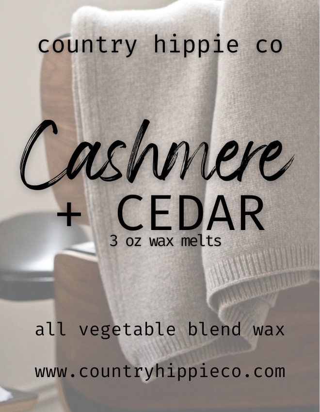 CASHMERE & CEDAR Wax Melts - 3 oz.