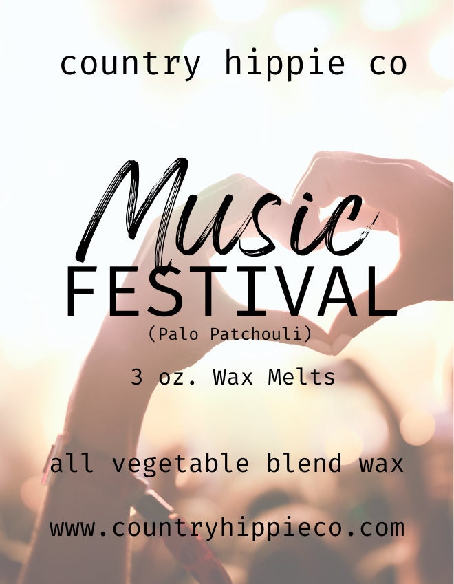 MUSIC FESTIVAL (Palo Patchouli) Wax Melts- 3 oz.