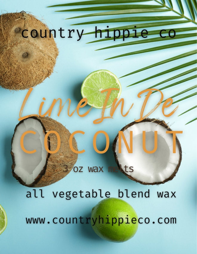 LIME IN DA COCONUT Wax Melts- 3oz.