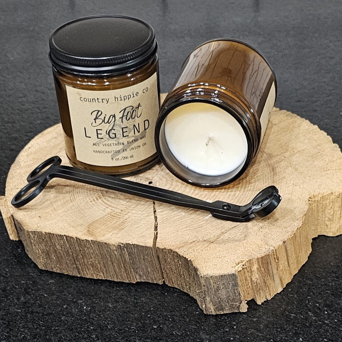 9 oz. BIG FOOT LEGEND Apothecary-Inspired Candle