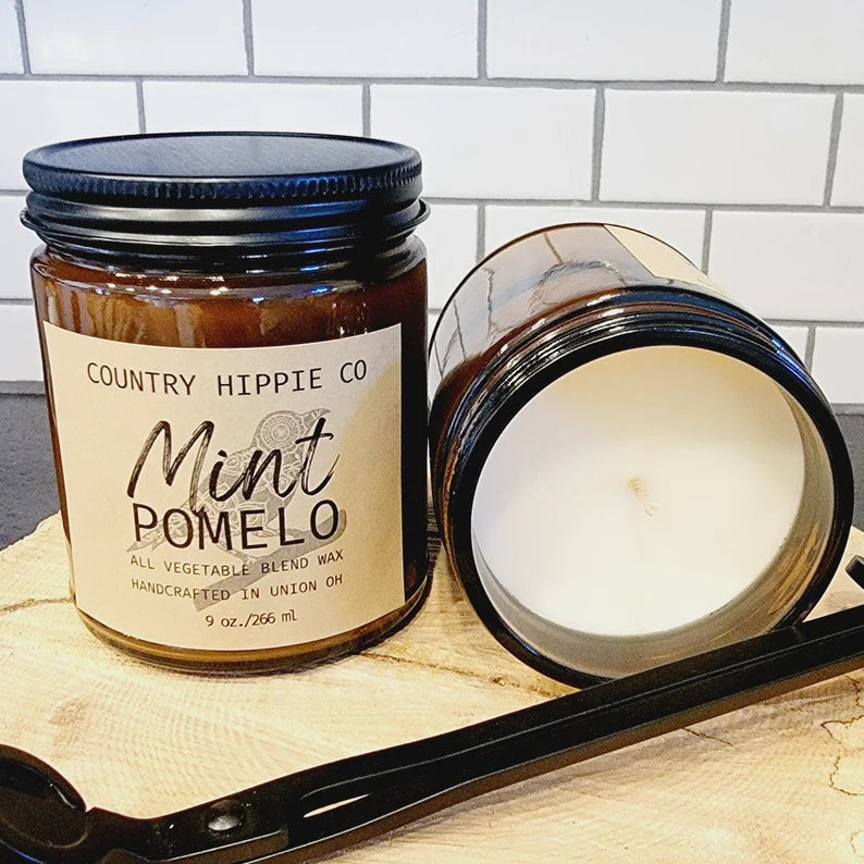 9 oz. MINT POMELO Apothecary-Inspired Candle