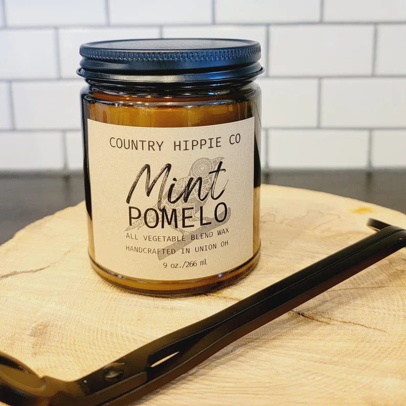 9 oz. MINT POMELO Apothecary-Inspired Candle