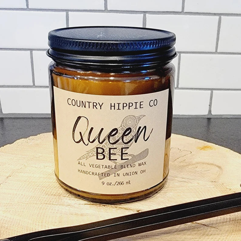 9 oz. Queen Bee (Honey Cashmere) Apothecary-Inspired Candle