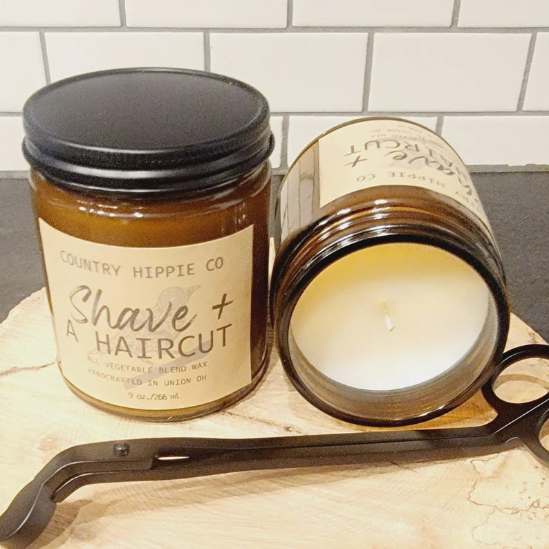 9 oz. SHAVE + A HAIRCUT Apothecary-Inspired Candle