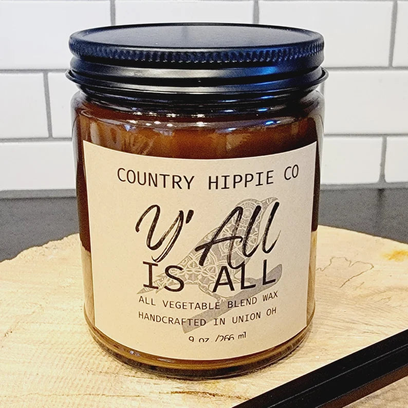 9 oz. Y'ALL IS ALL (Tropical Fruit) Apothecary-Inspired Candle