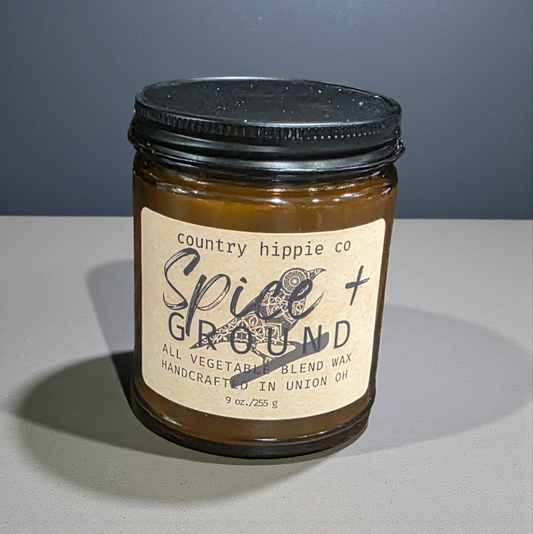 9 oz. SPICE + GROUND Apothecary-Inspired Candle