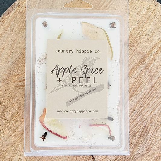 LARGE 6 oz. Apple Spice + Peel Botanical Wax  Melt Pack