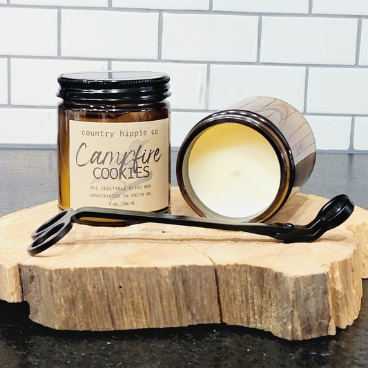 9 oz. CAMPFIRE COOKIES Apothecary-Inspired Candle