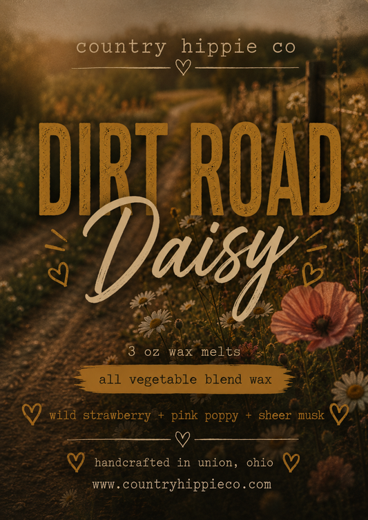 Dirt Road Daisy Wax Melts | Wildflowers & Strawberry