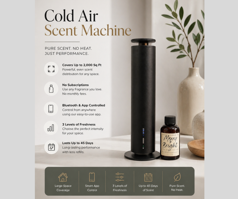 Cold Air Scent Machine - 2000 sq ft of coverage