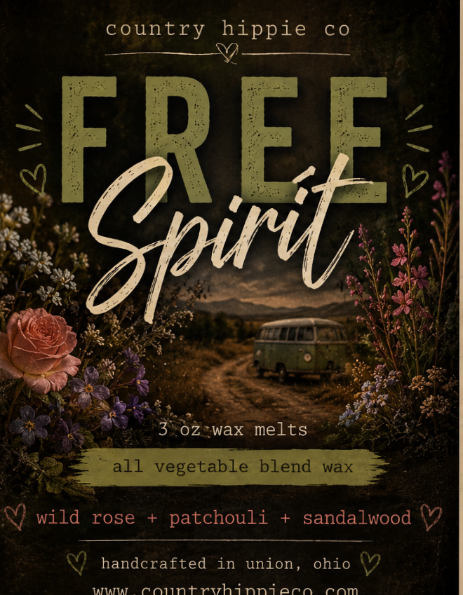 Free Spirit Wax Melts | Patchouli, Sandalwood & Citrus