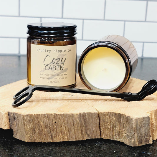 Cozy Cabin Apothecary-inspired  Jar Candle 9 oz.