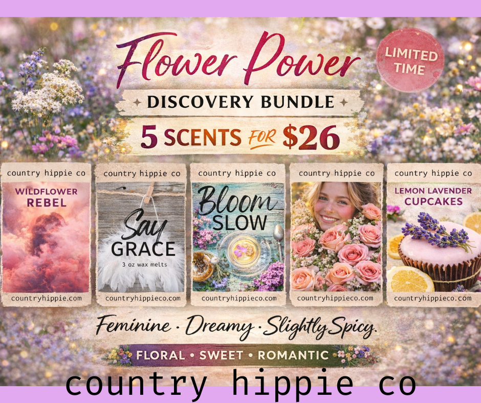 Flower Power – Sniff Around + Find Out Wax Melt Bundle