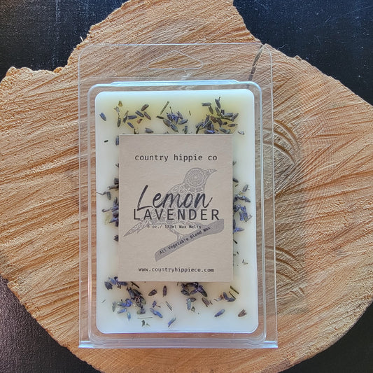 LARGE Lemon Lavender Botanical Wax Melts-  6oz