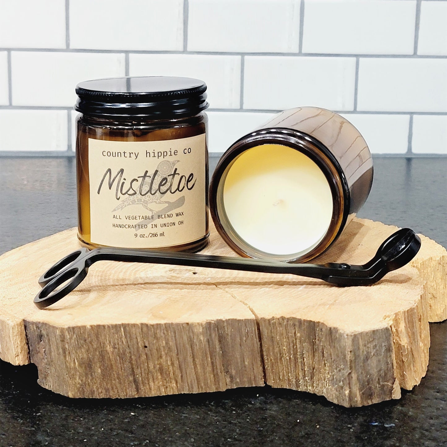 Mistletoe Apothecary-inspired  Jar Candle 9 oz.