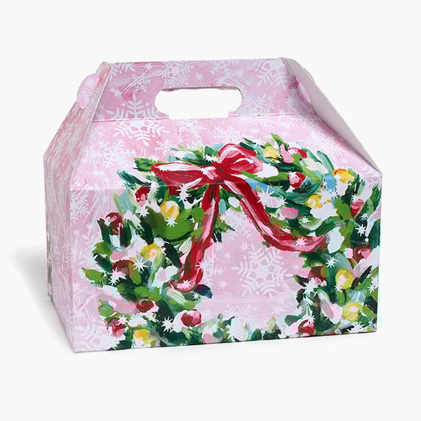 Pink Christmas Gift Box