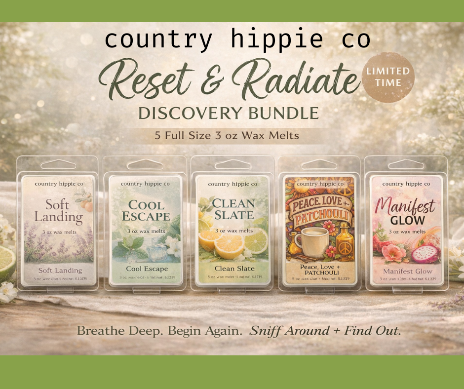 Reset & Radiate Wax Melt Bundle – Self Care Spa Scent Set – 5 Full Size Melts – Limited Edition
