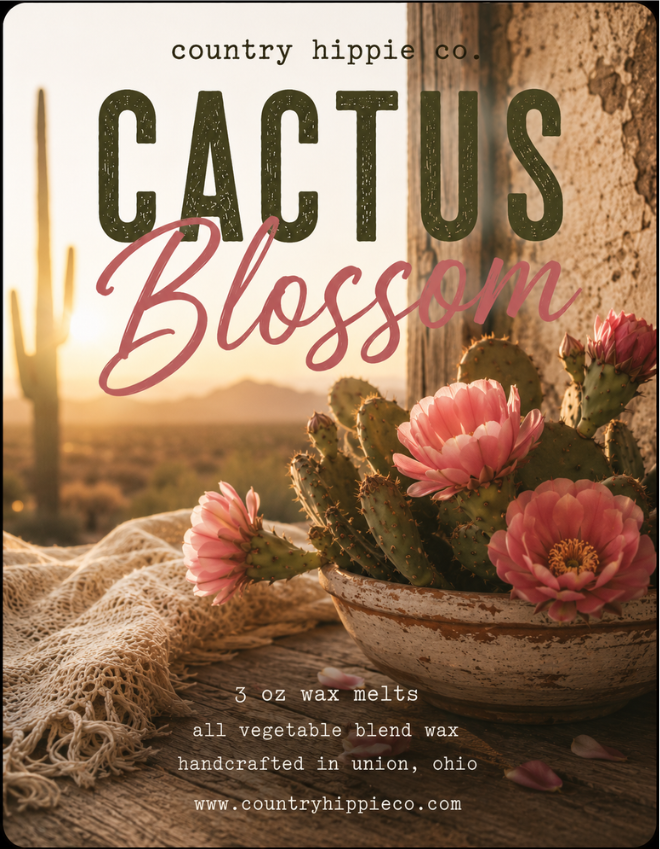 CACTUS BLOSSOM Wax Melt- 3oz
