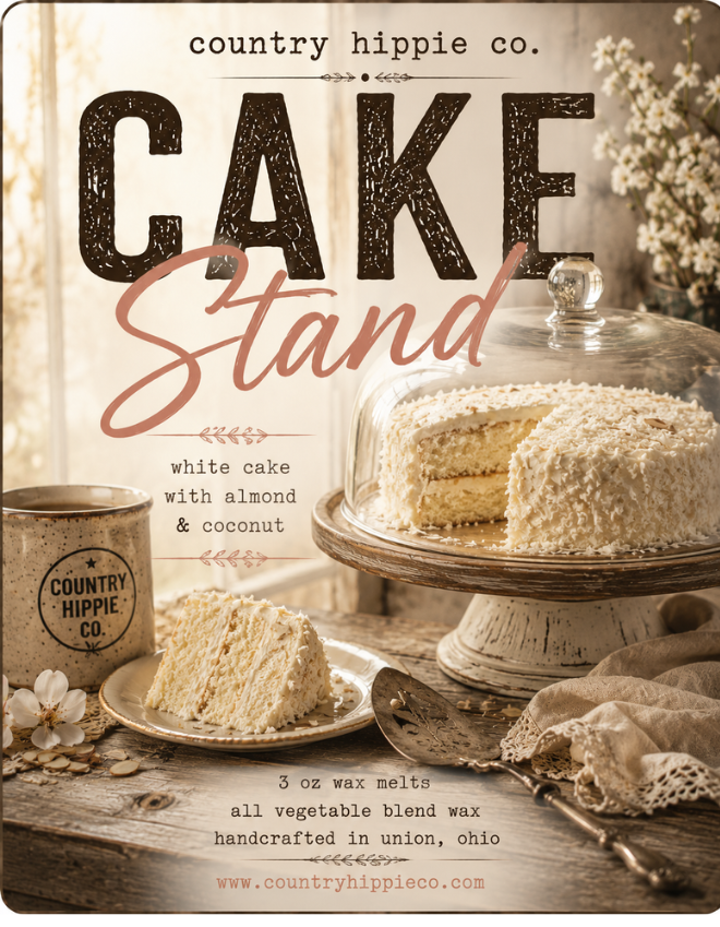 CAKE STAND Wax Melts- 3 oz.