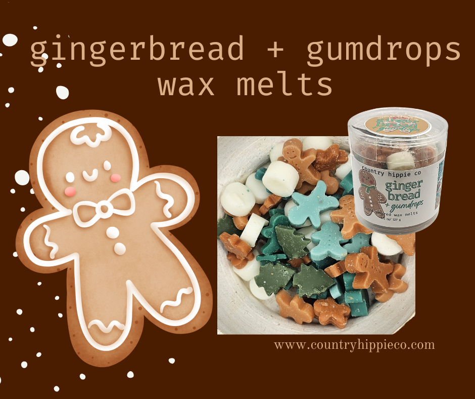 GINGERBREAD + GUMDROPS Wax Melts