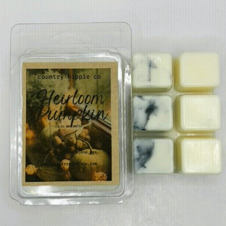 Heirloom Pumpkin Wax Melts | Pumpkin Vine & Spice | Cozy Fall Home Fragrance | Hand Poured Wax Melts | Country Hippie Co.