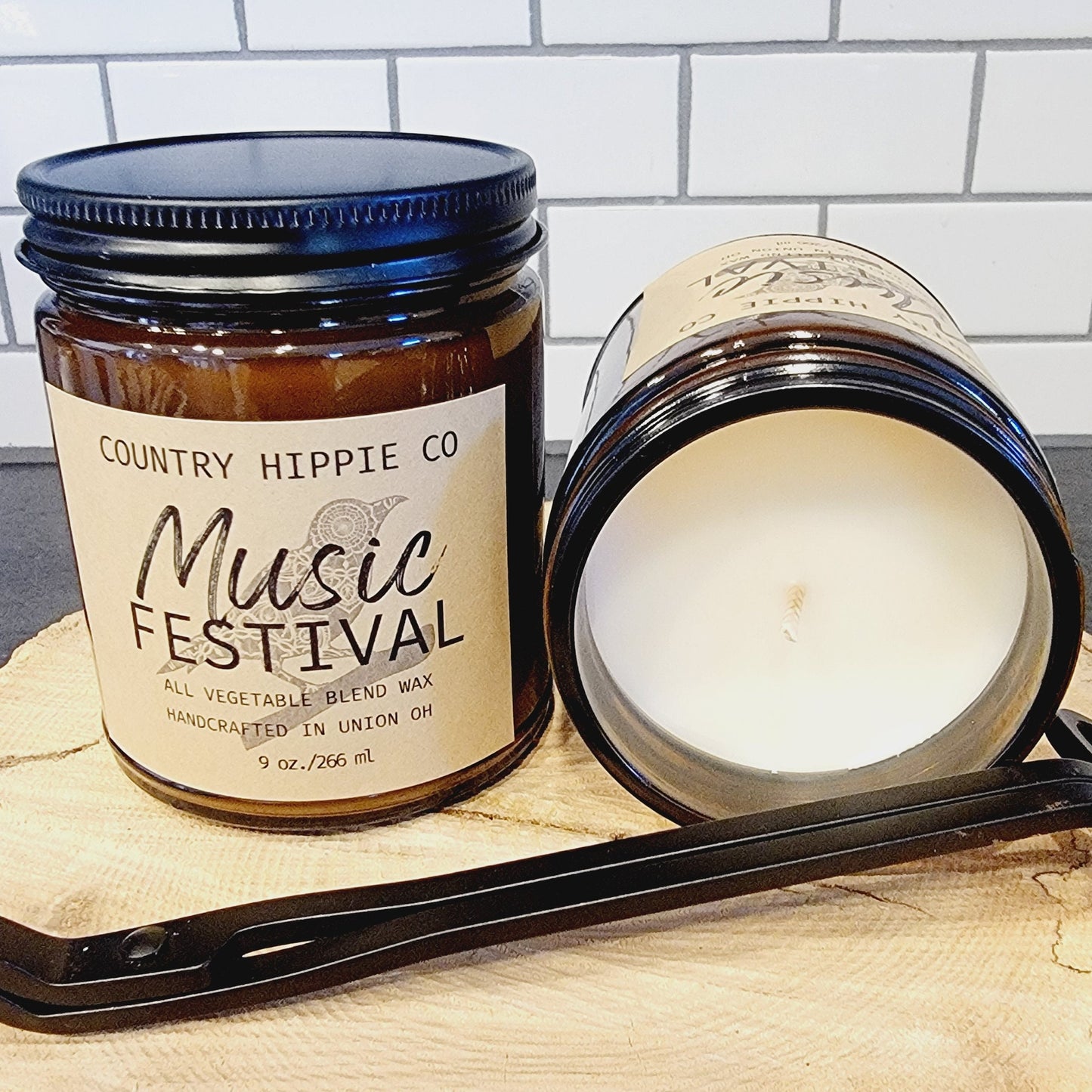 9 oz. MUSIC FESTIVAL (Palo Patchouli) Apothecary-Inspired Candle