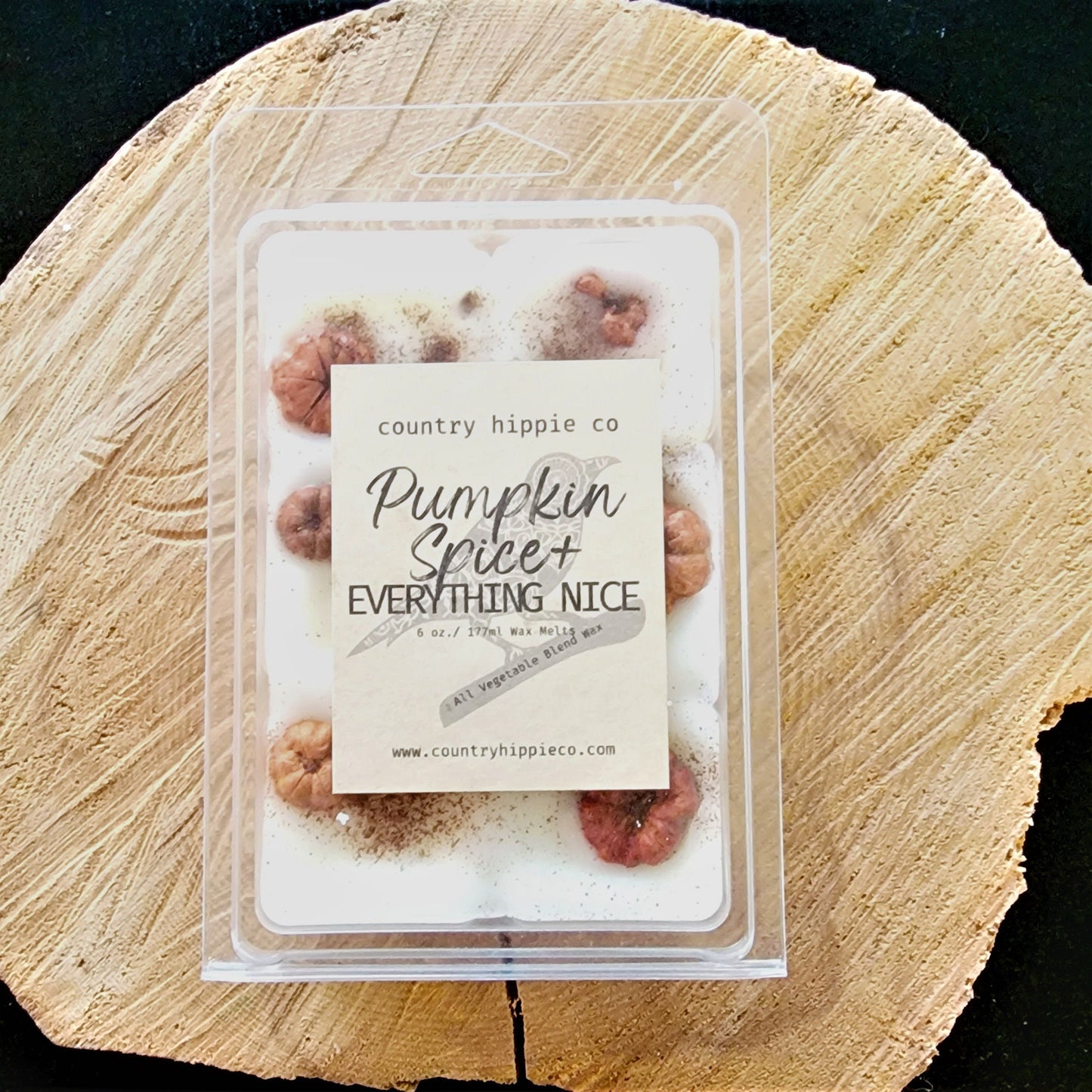LARGE Pumpkin Spice Botanical Wax  Melts Pack- 6 oz