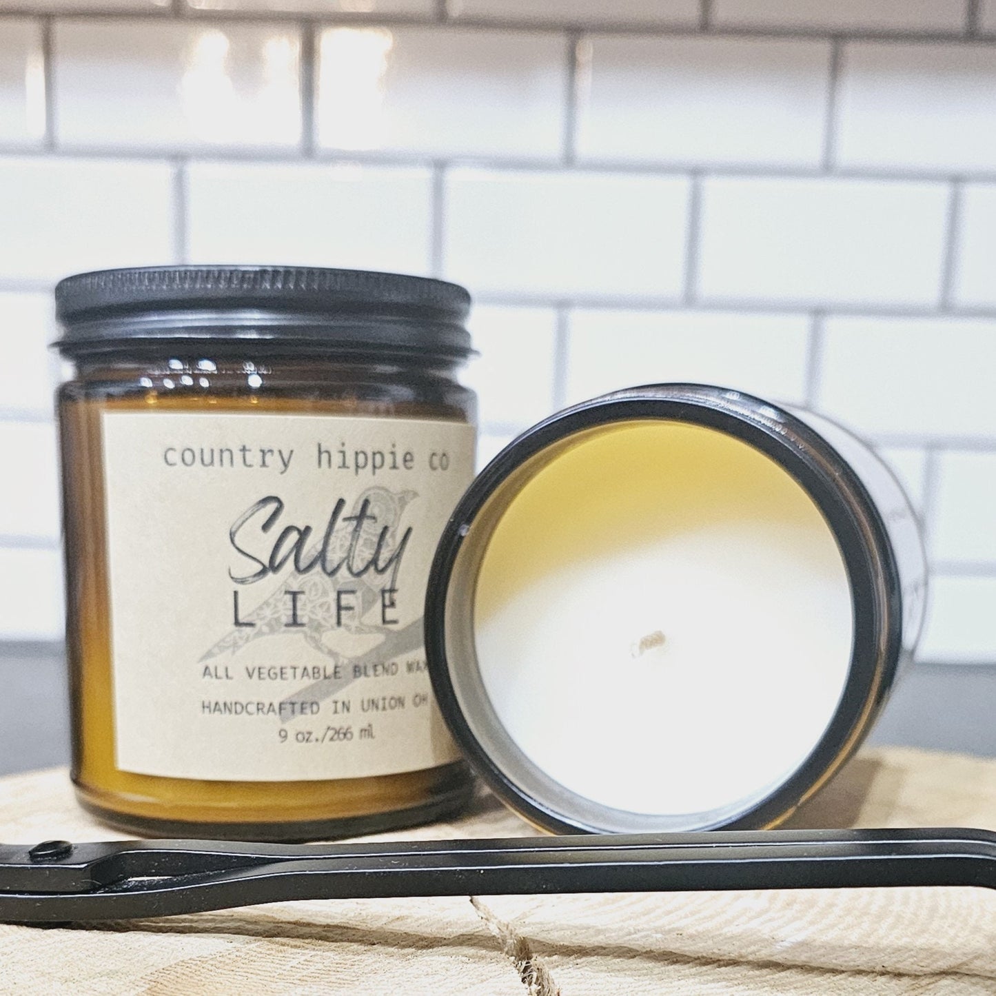 9 oz. SALTY LIFE Apothecary-Inspired Candle