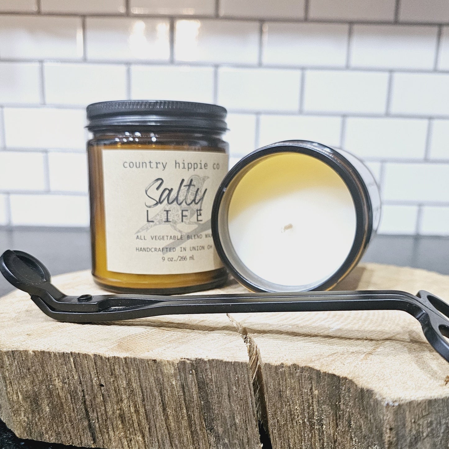 9 oz. SALTY LIFE Apothecary-Inspired Candle