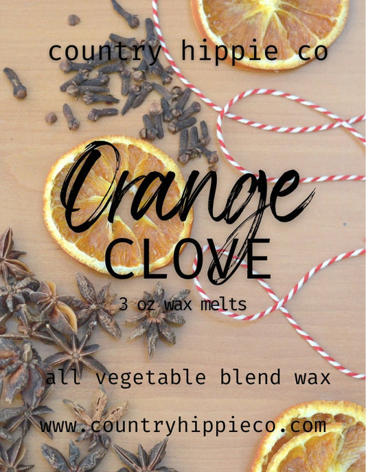 ORANGE CLOVE  Wax Melts- 3 oz.