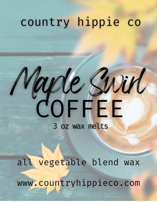 MAPLE SWIRL COFFEE Wax Melts- 3 oz.