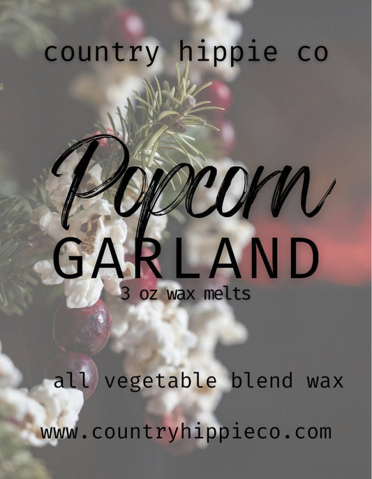 POPCORN GARLAND Wax Melts- 3 oz.