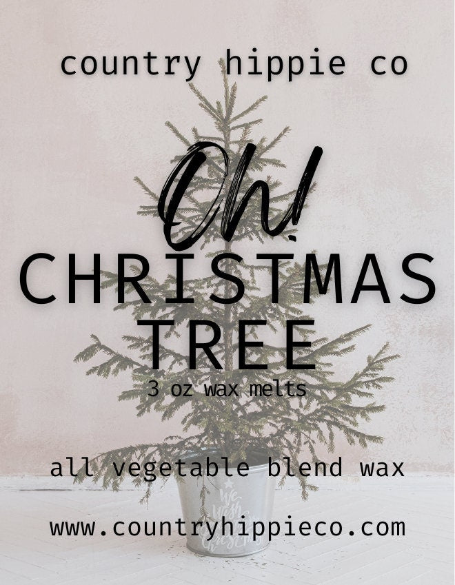 OH CHRISTMAS TREE (Roasted Pine Cone) Wax Melts