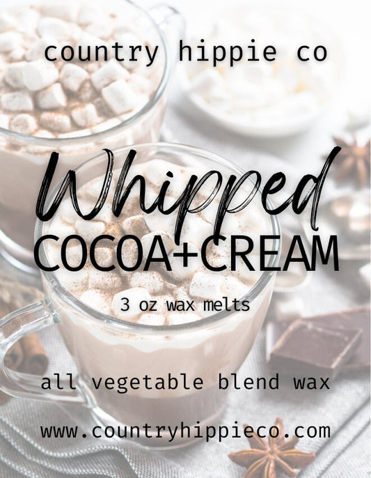 WHIPPED COCOA + CREAM Wax Melts- 3 oz.