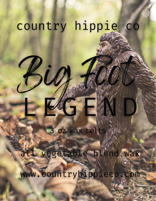 BIG FOOT LEGEND (Redwood + Cedar) Wax Melts- 3oz.