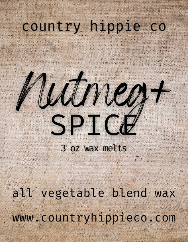 NUTMEG + SPICE Wax Melts- 3 oz.