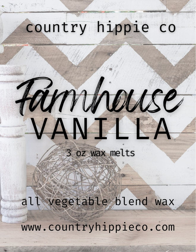 FARMHOUSE (Vanilla Blend) Wax Melts- 3 oz.