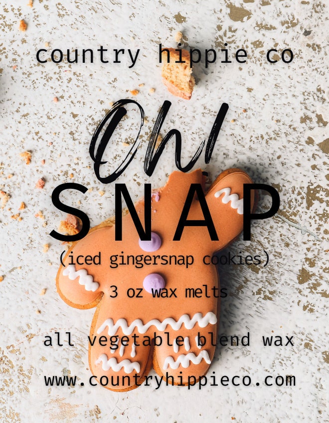 OH SNAP Gingersnap Cookies Wax Melts- 3 oz.