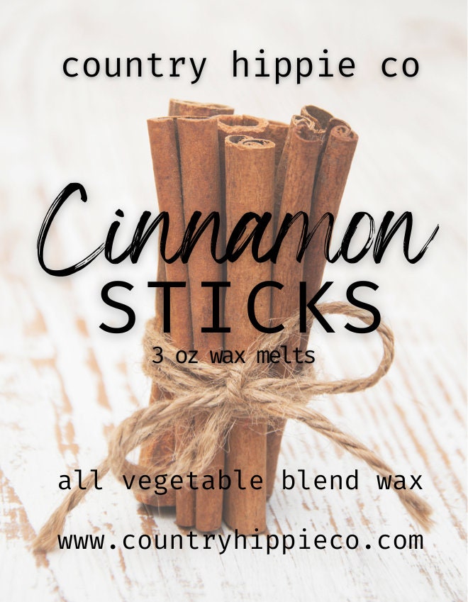 CINNAMON STICKS Wax Melts- 3 oz.