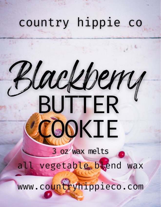 BLACKBERRY BUTTER COOKIE Wax Melts- 3 oz.