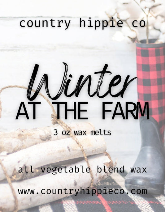 WINTER @ THE FARM Wax Melts- 3 oz